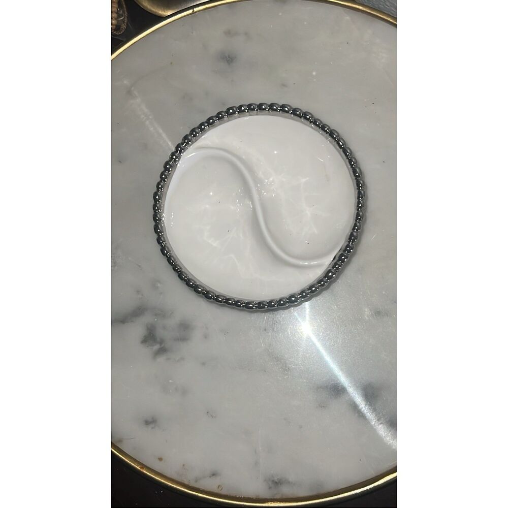 Pampa Bay Salerno Plate Mini 2 Section Porcelain Beaded Titanium Plated Trim